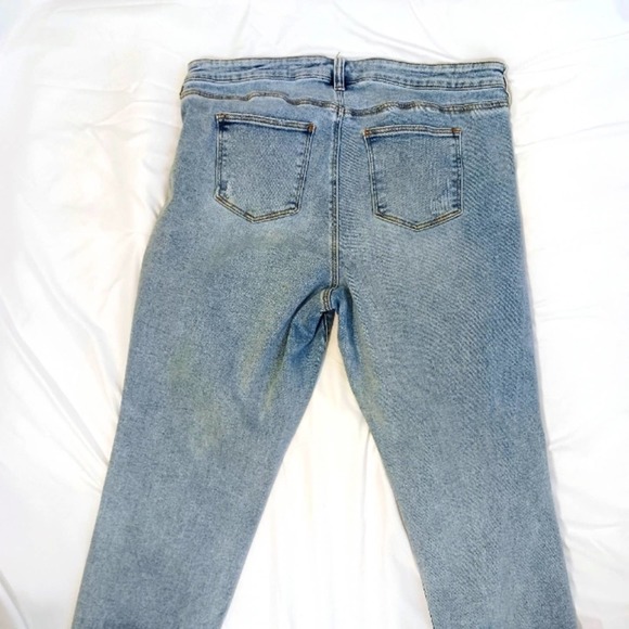 CELEBRITY PINK Jeans Plus Sz 20 The Bestie Lt Blue MODERN Open Knee DISTRESSED - Picture 4 of 16